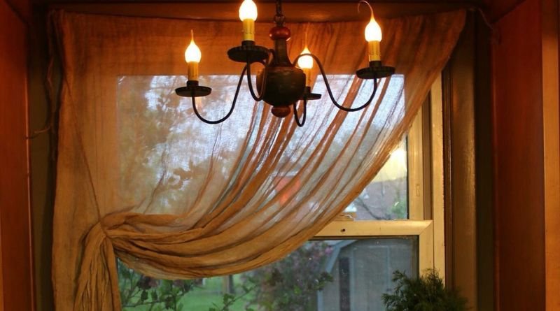 Add a Bit of Country Charm to Your Home with DIY Cheesecloth Curtains